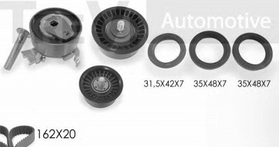 TREVI AUTOMOTIVE kd1219s1 -  Комплект ремня ГРМ